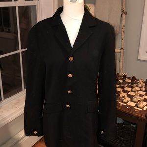 Devon Aire black Equestrian Show Jacket Sz 10